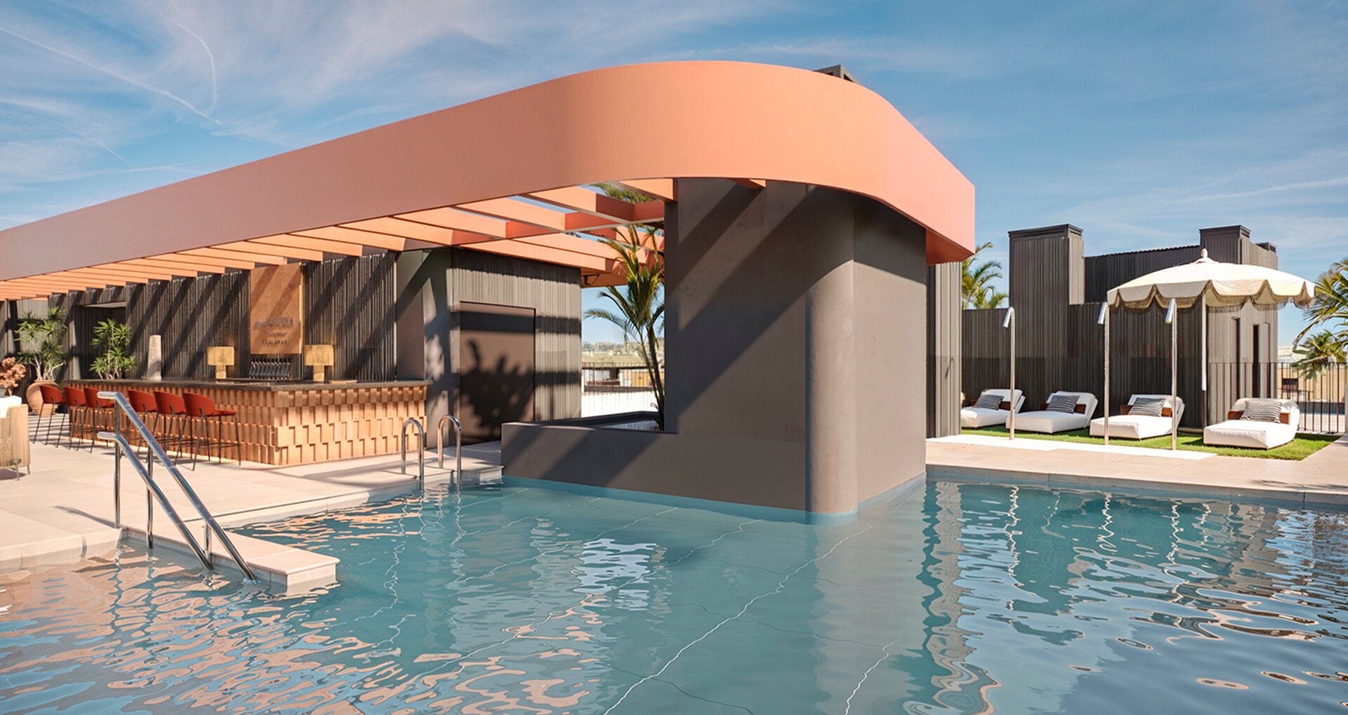Rooftop con piscina de Insur Alberia